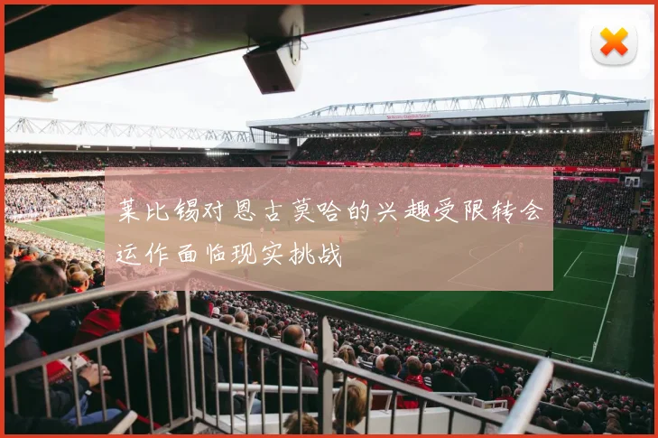 莱比锡对恩古莫哈的兴趣受限转会运作面临现实挑战